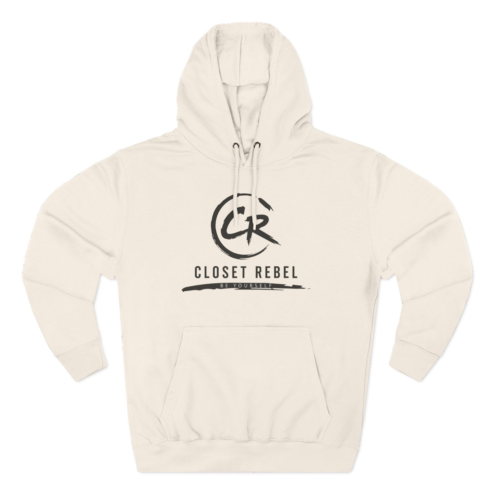 Closet Rebel Logo Hoodie — Minimal Urban Fleece Pullover