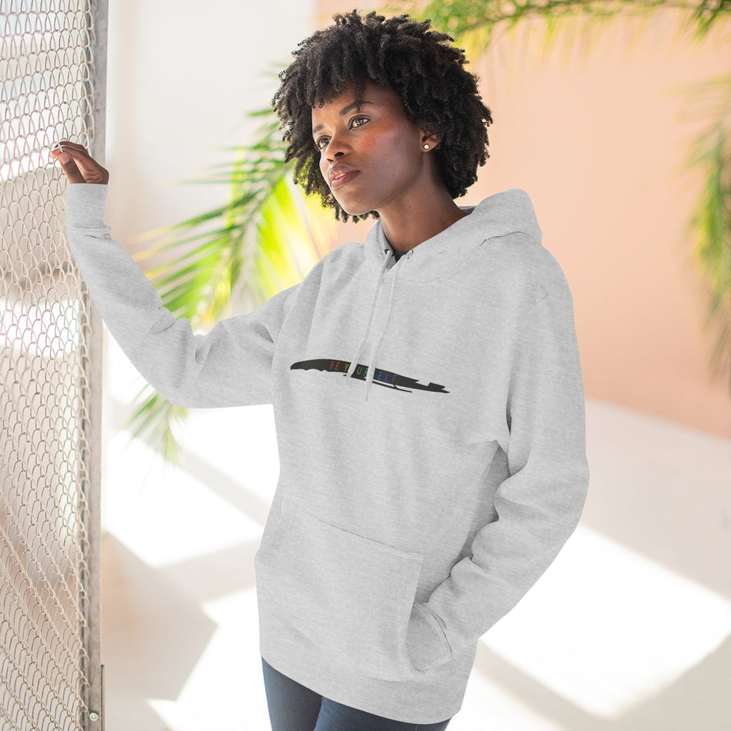 Closet Rebel "Be Yourself" Logo Hoodie — Minimal Urban Fleece Pullover