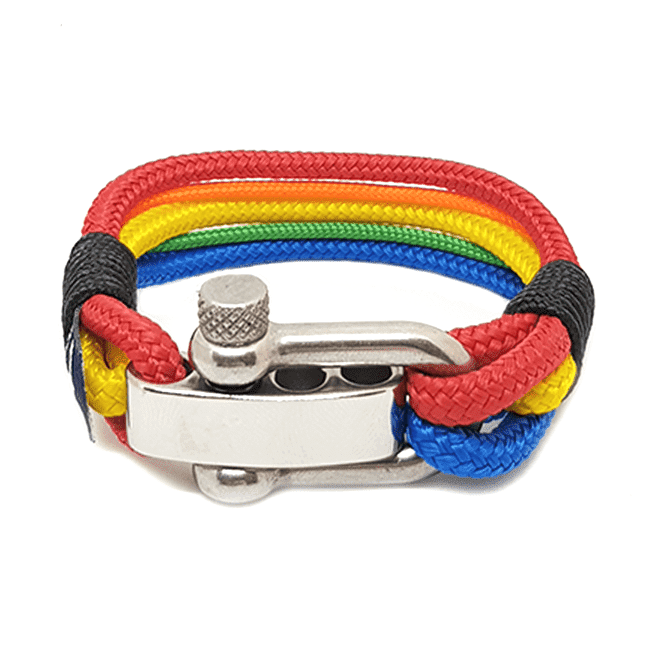 Rainbow Nautical Bracelet