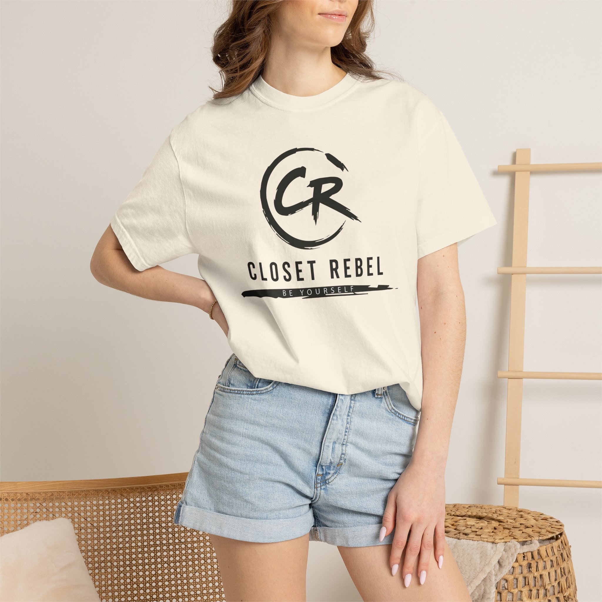 Closet Rebel Logo T-Shirt — Minimal Vintage Streetwear Tee