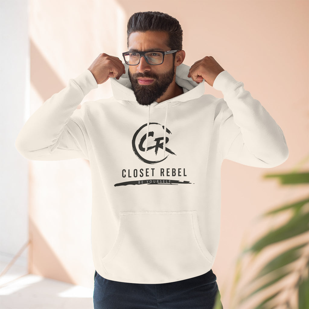 Closet Rebel Logo Hoodie — Minimal Urban Fleece Pullover