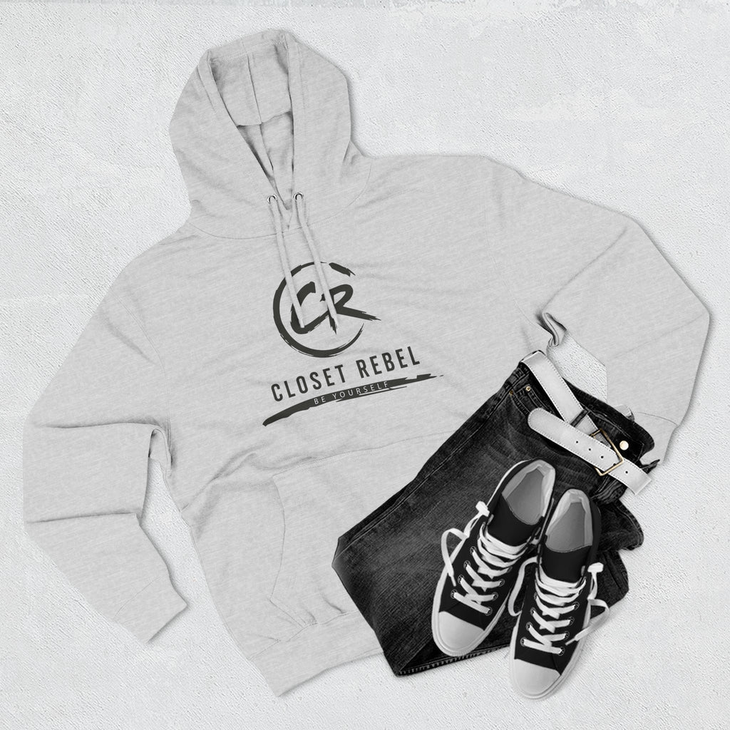 Closet Rebel Logo Hoodie — Minimal Urban Fleece Pullover