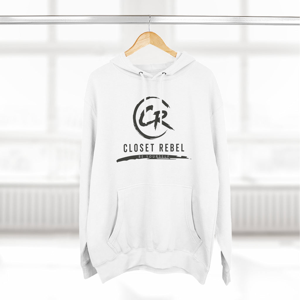 Closet Rebel Logo Hoodie — Minimal Urban Fleece Pullover