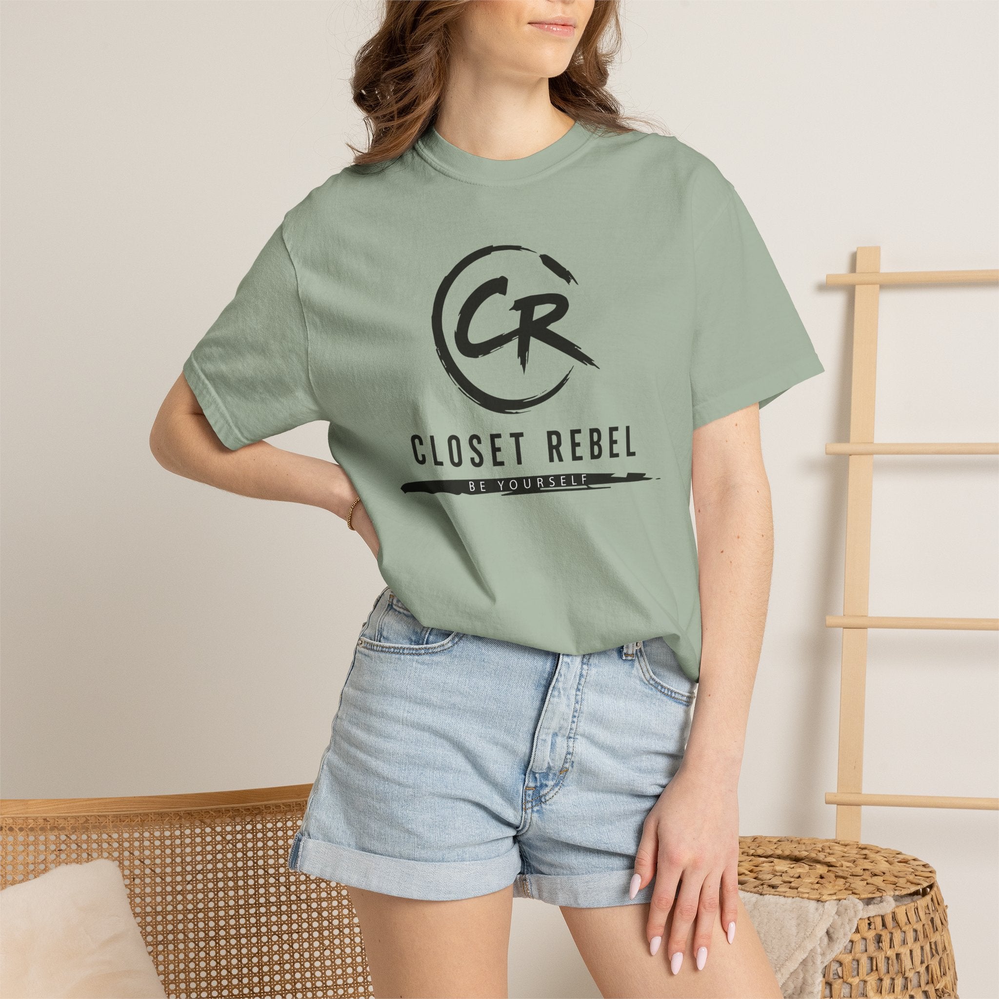 Closet Rebel Logo T-Shirt — Minimal Vintage Streetwear Tee