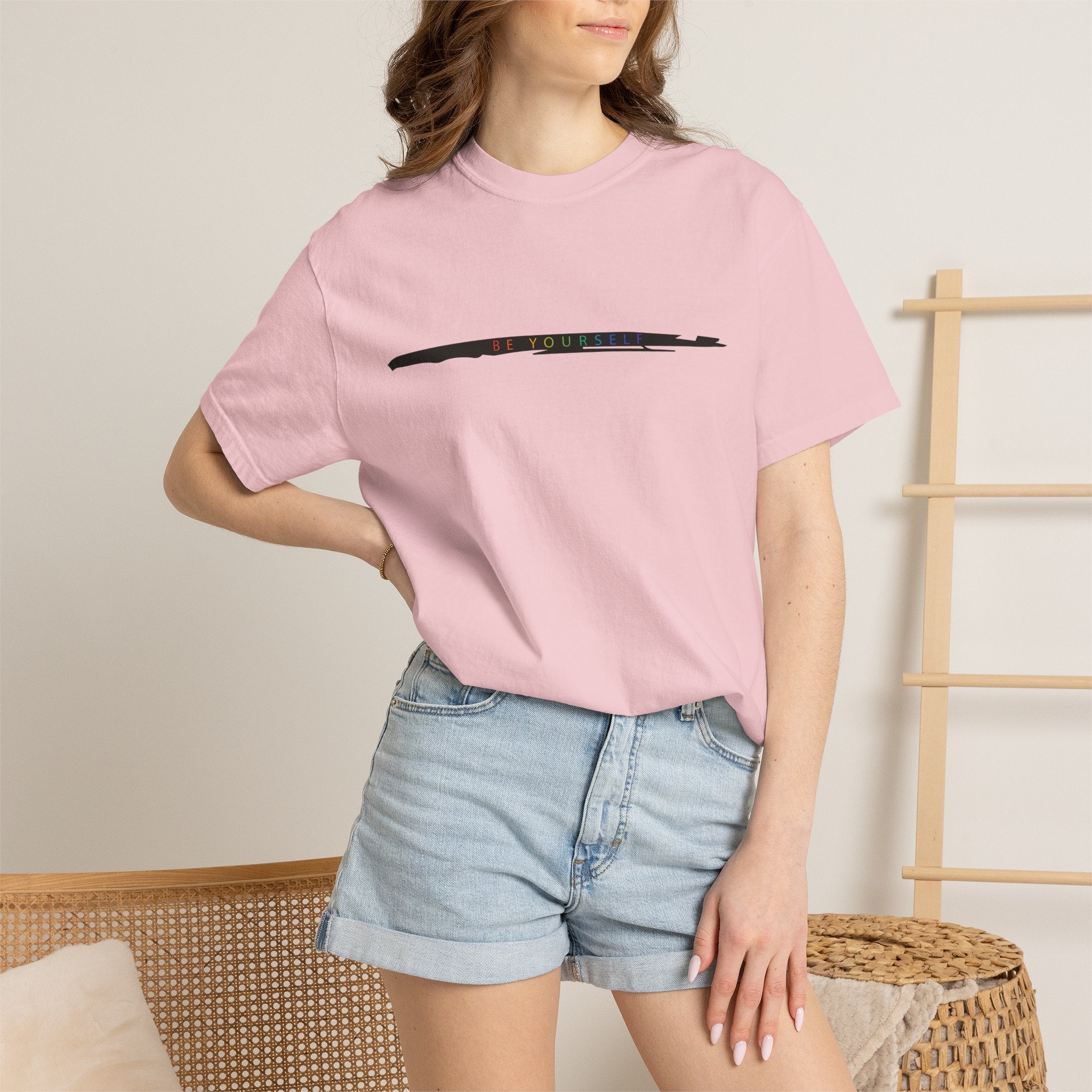 Closet Rebel "Be yourself" T-Shirt — Minimal Vintage Streetwear Tee