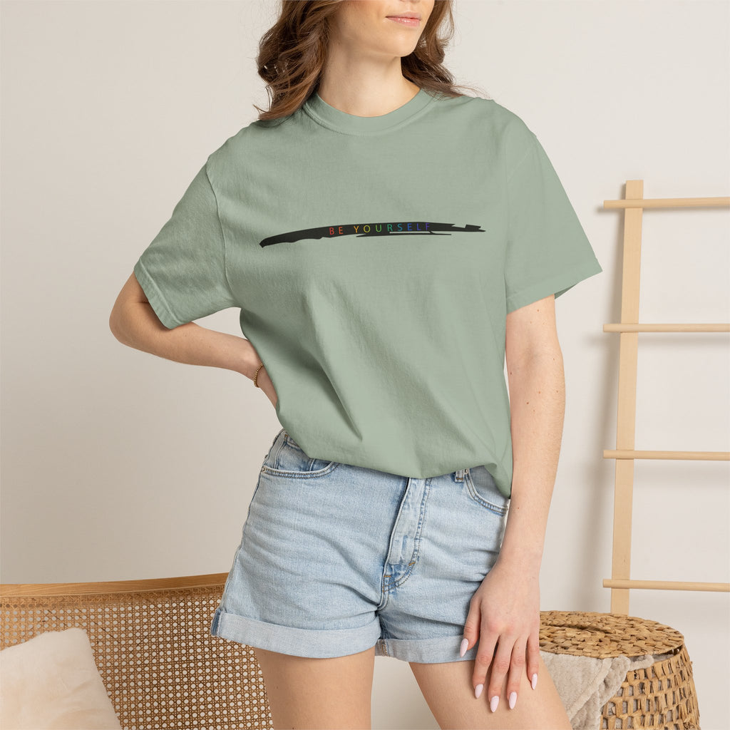 Closet Rebel "Be yourself" T-Shirt — Minimal Vintage Streetwear Tee