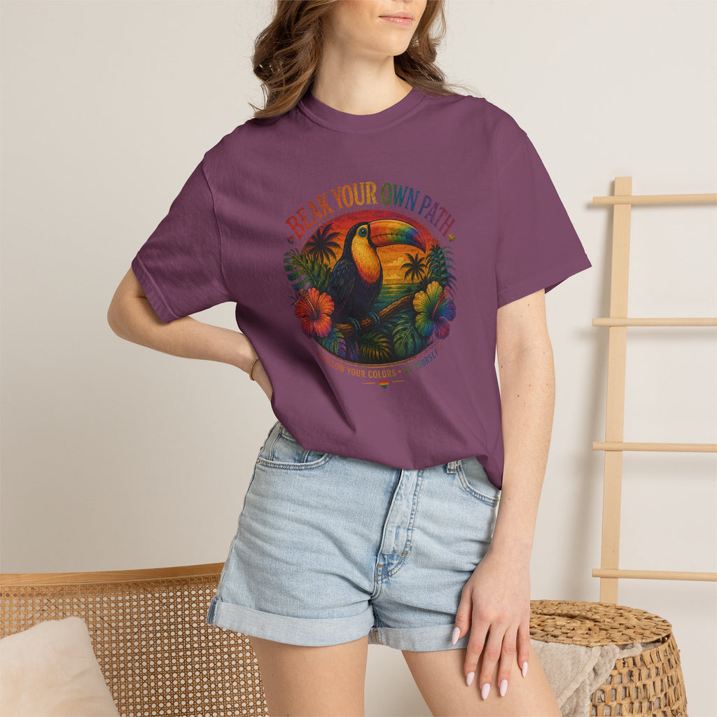 Toucan 'Beak Your Own Path' Graphic T-Shirt