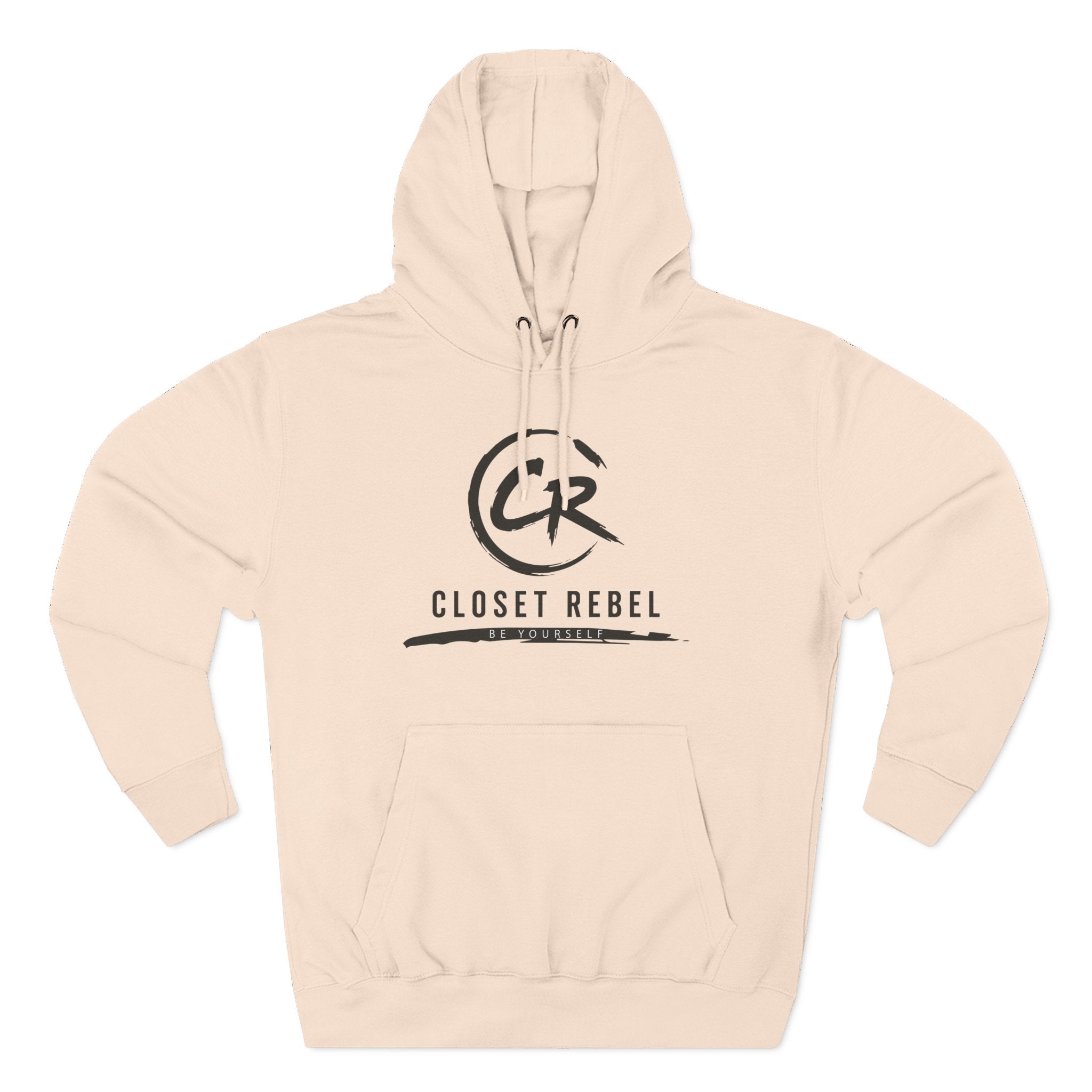 Closet Rebel Logo Hoodie — Minimal Urban Fleece Pullover