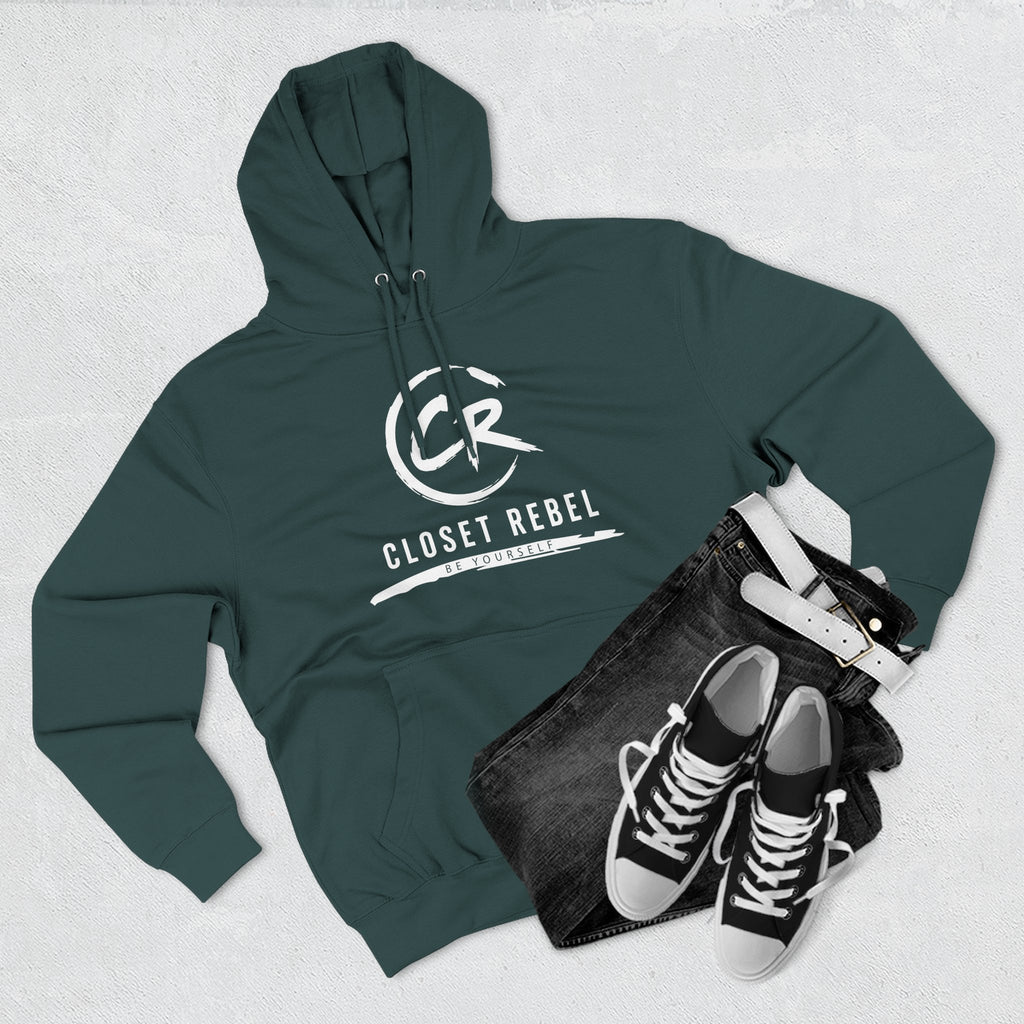 Closet Rebel Logo Hoodie — Minimal Urban Fleece Pullover