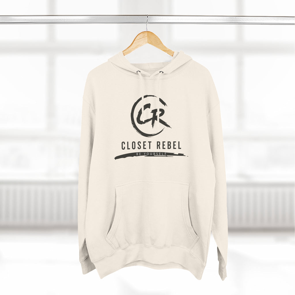 Closet Rebel Logo Hoodie — Minimal Urban Fleece Pullover