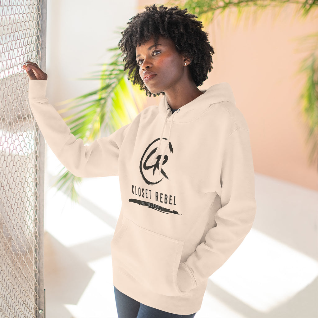 Closet Rebel Logo Hoodie — Minimal Urban Fleece Pullover