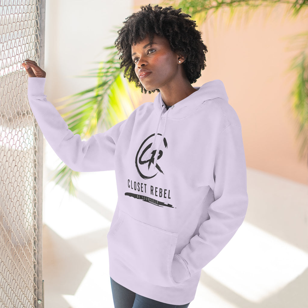 Closet Rebel Logo Hoodie — Minimal Urban Fleece Pullover