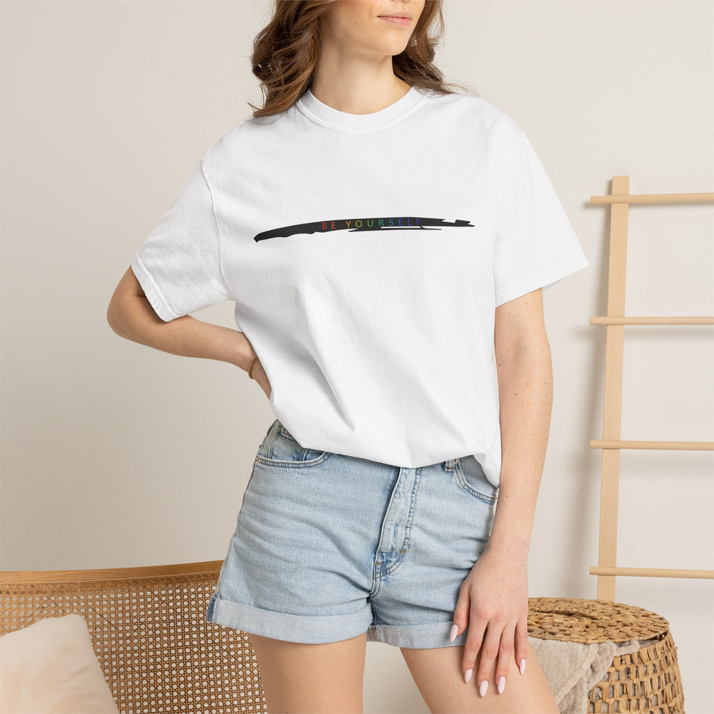 Closet Rebel "Be yourself" T-Shirt — Minimal Vintage Streetwear Tee
