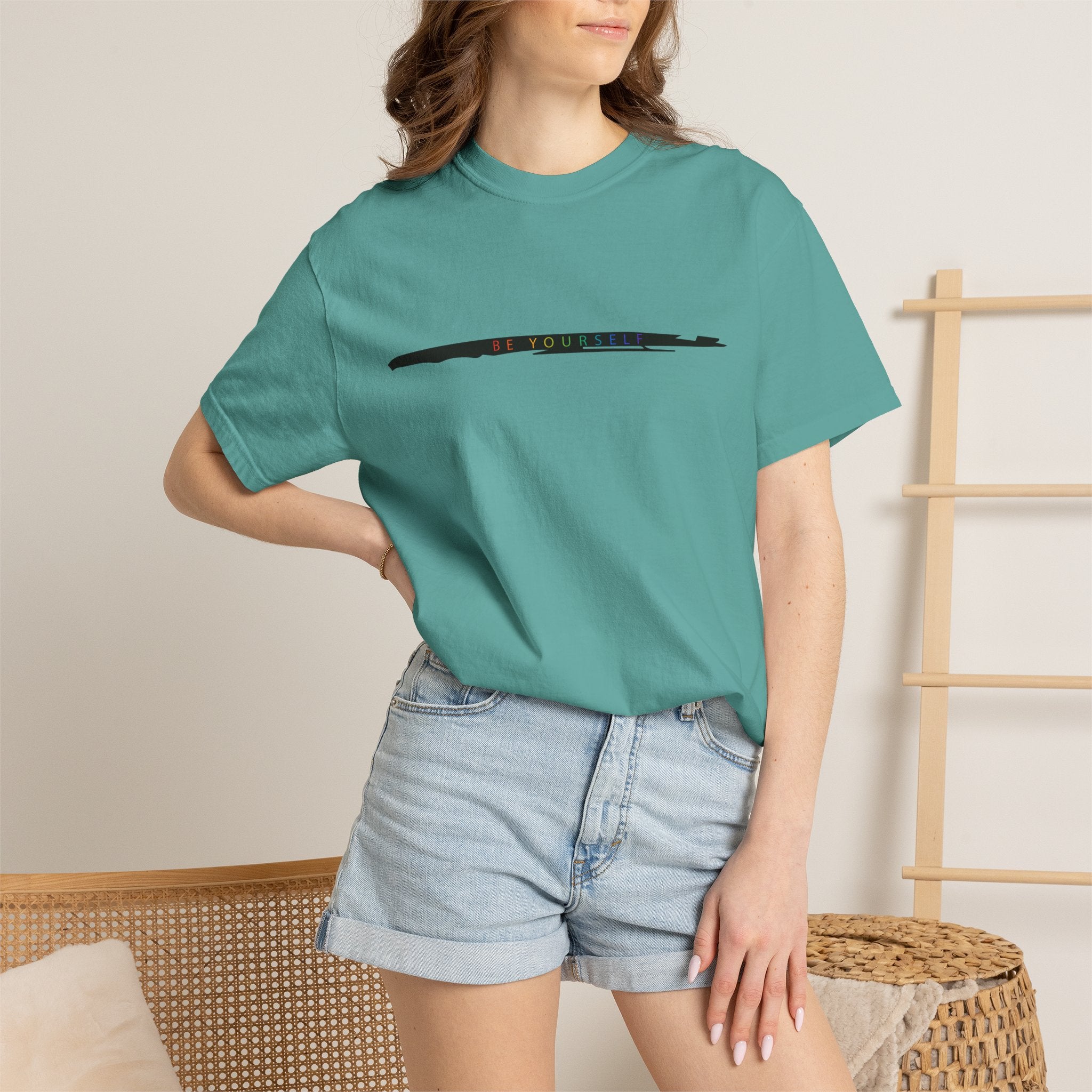 Closet Rebel "Be yourself" T-Shirt — Minimal Vintage Streetwear Tee
