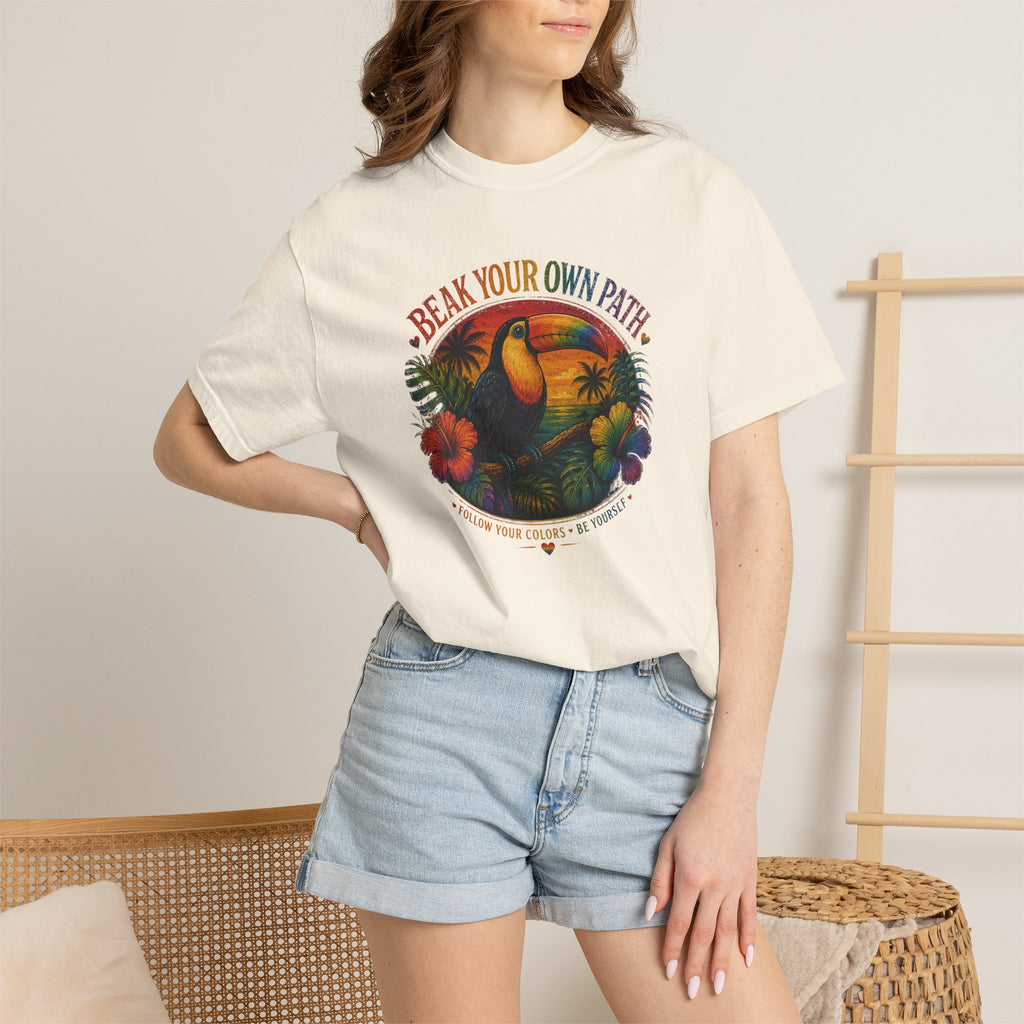 Toucan 'Beak Your Own Path' Graphic T-Shirt