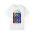 Make Waves Rainbow Dolphin T-Shirt — "Be Loud, Be Proud" LGBTQ+ Pride Tee