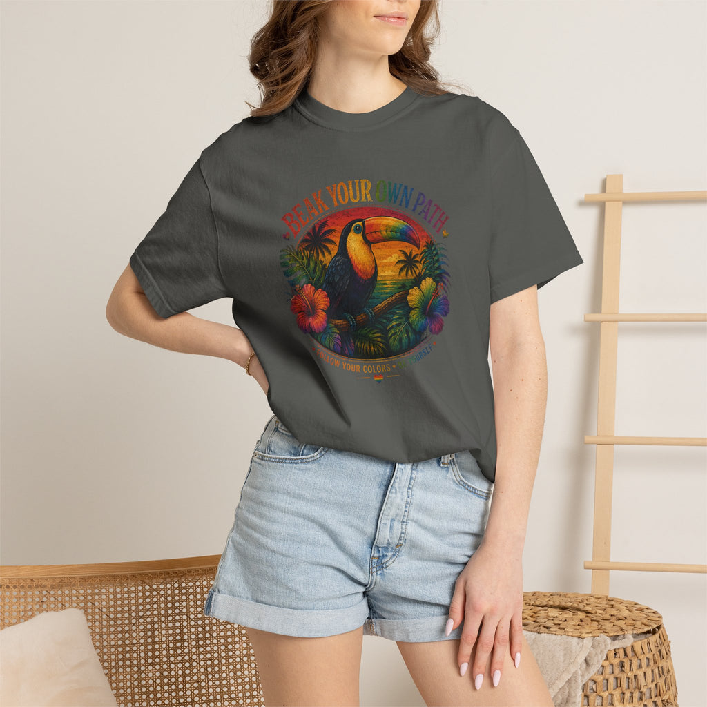 Toucan 'Beak Your Own Path' Graphic T-Shirt