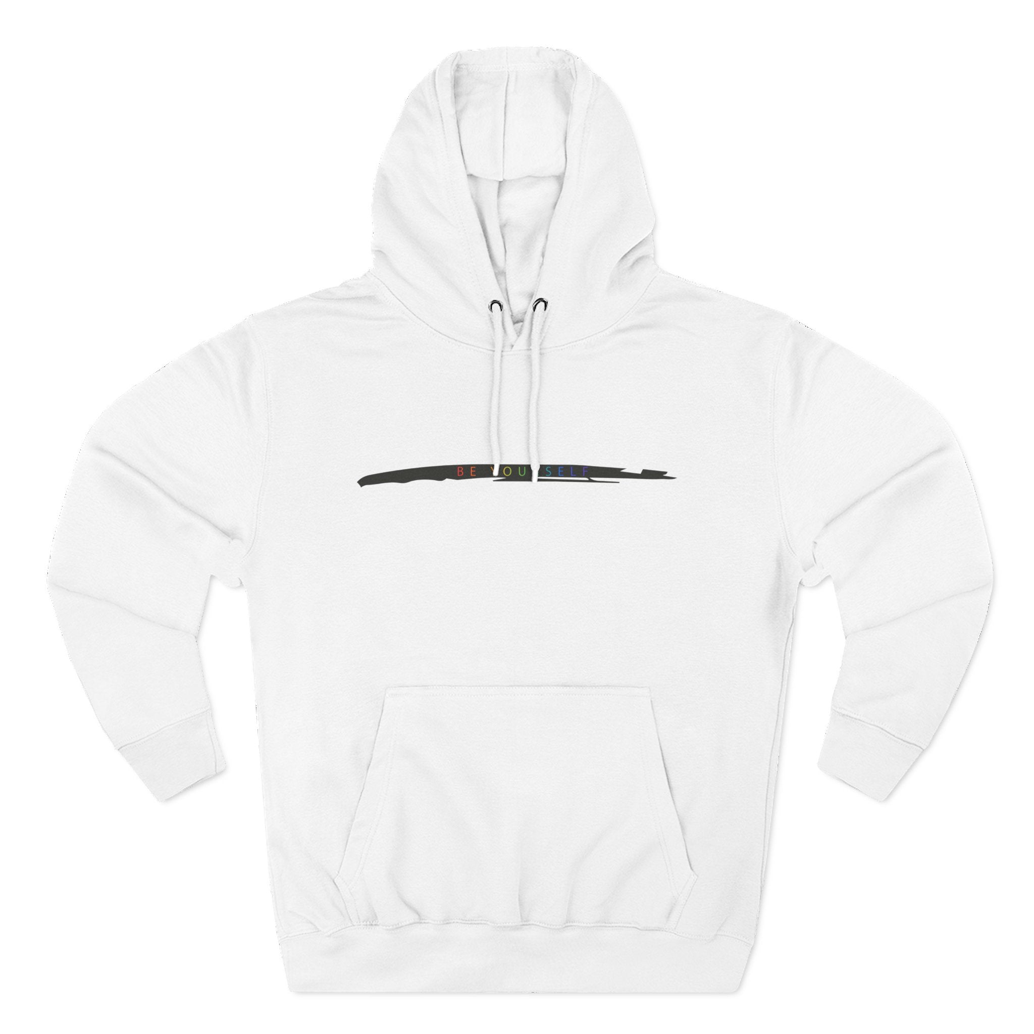 Closet Rebel "Be Yourself" Logo Hoodie — Minimal Urban Fleece Pullover