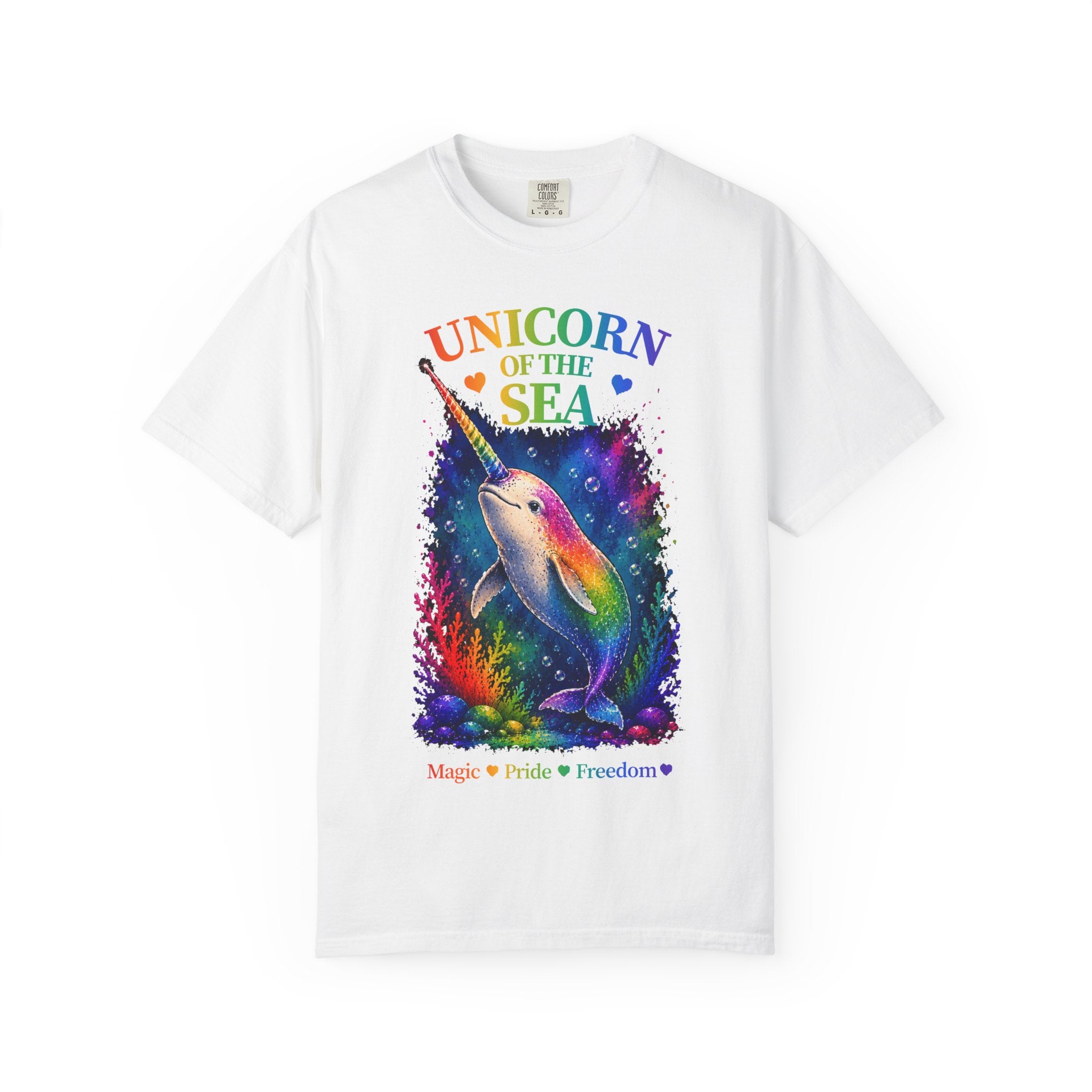 Copy of Go With Your Pride Jellyfish T-Shirt — Rainbow LGBTQ+ Pride Tee
