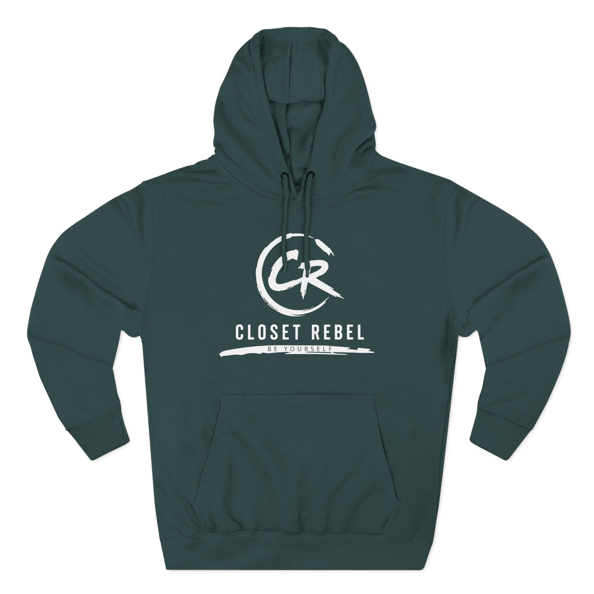 Closet Rebel Logo Hoodie — Minimal Urban Fleece Pullover