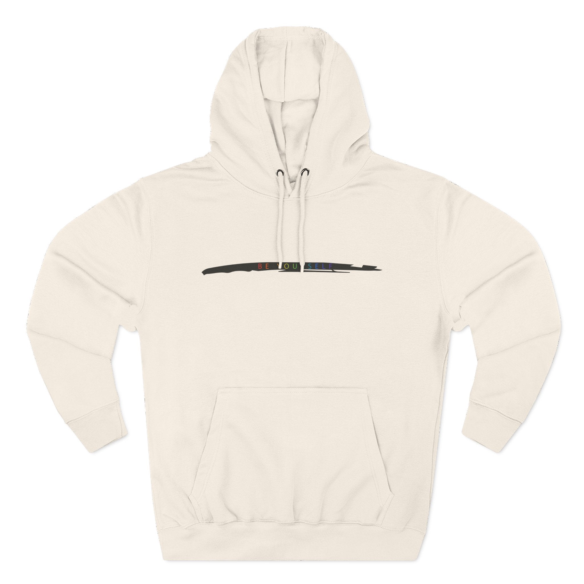 Closet Rebel "Be Yourself" Logo Hoodie — Minimal Urban Fleece Pullover