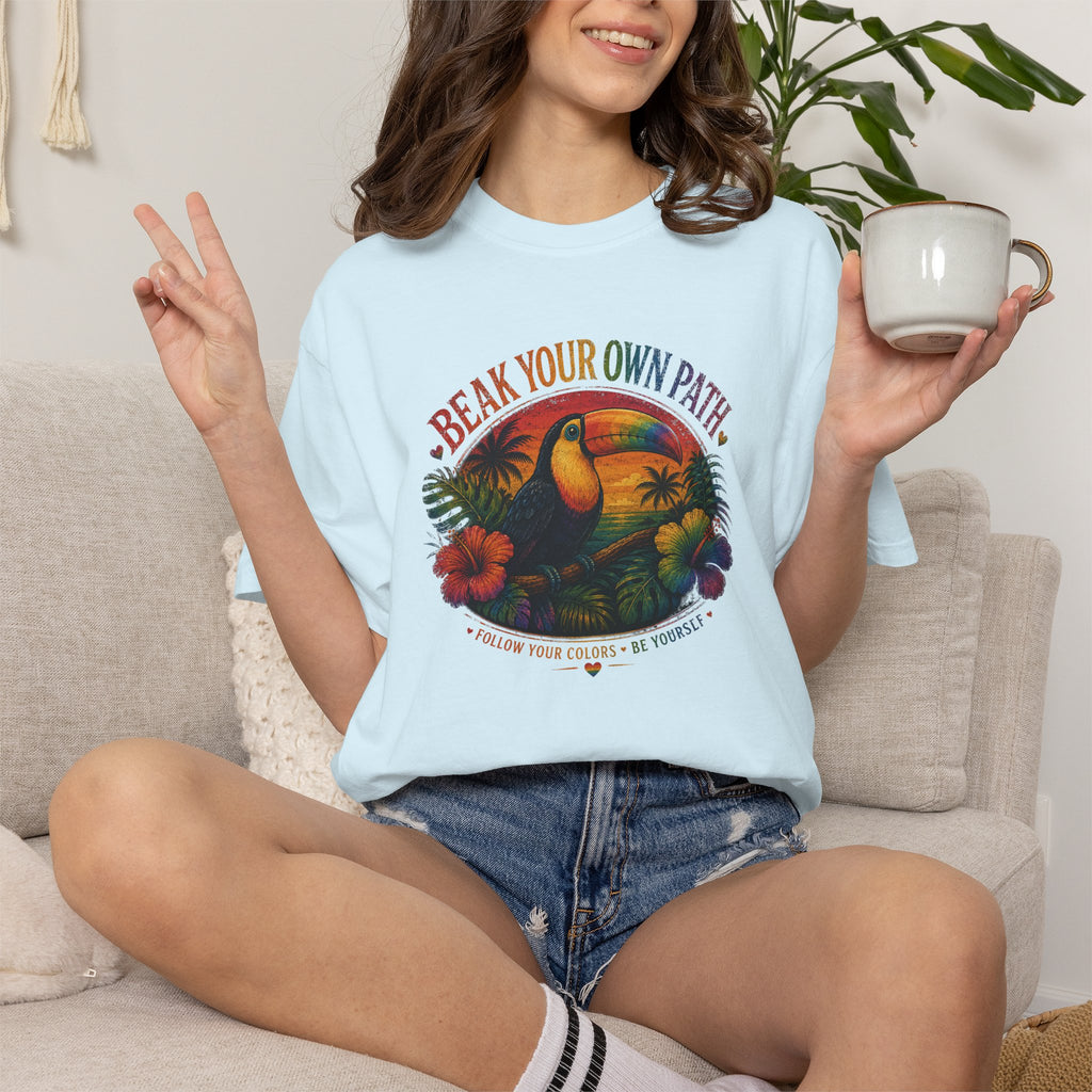 Toucan 'Beak Your Own Path' Graphic T-Shirt