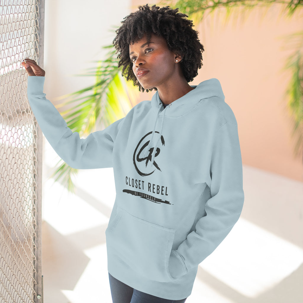 Closet Rebel Logo Hoodie — Minimal Urban Fleece Pullover