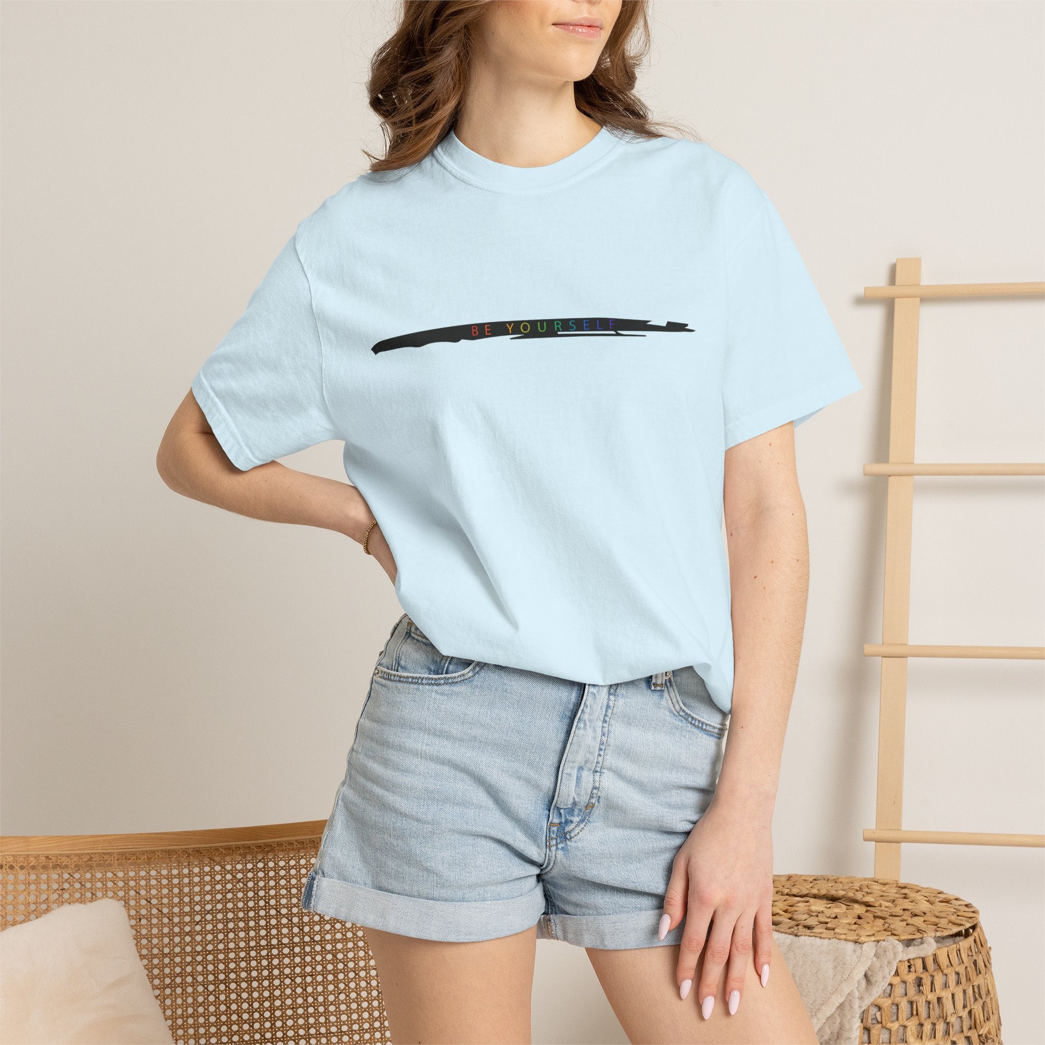 Closet Rebel "Be yourself" T-Shirt — Minimal Vintage Streetwear Tee