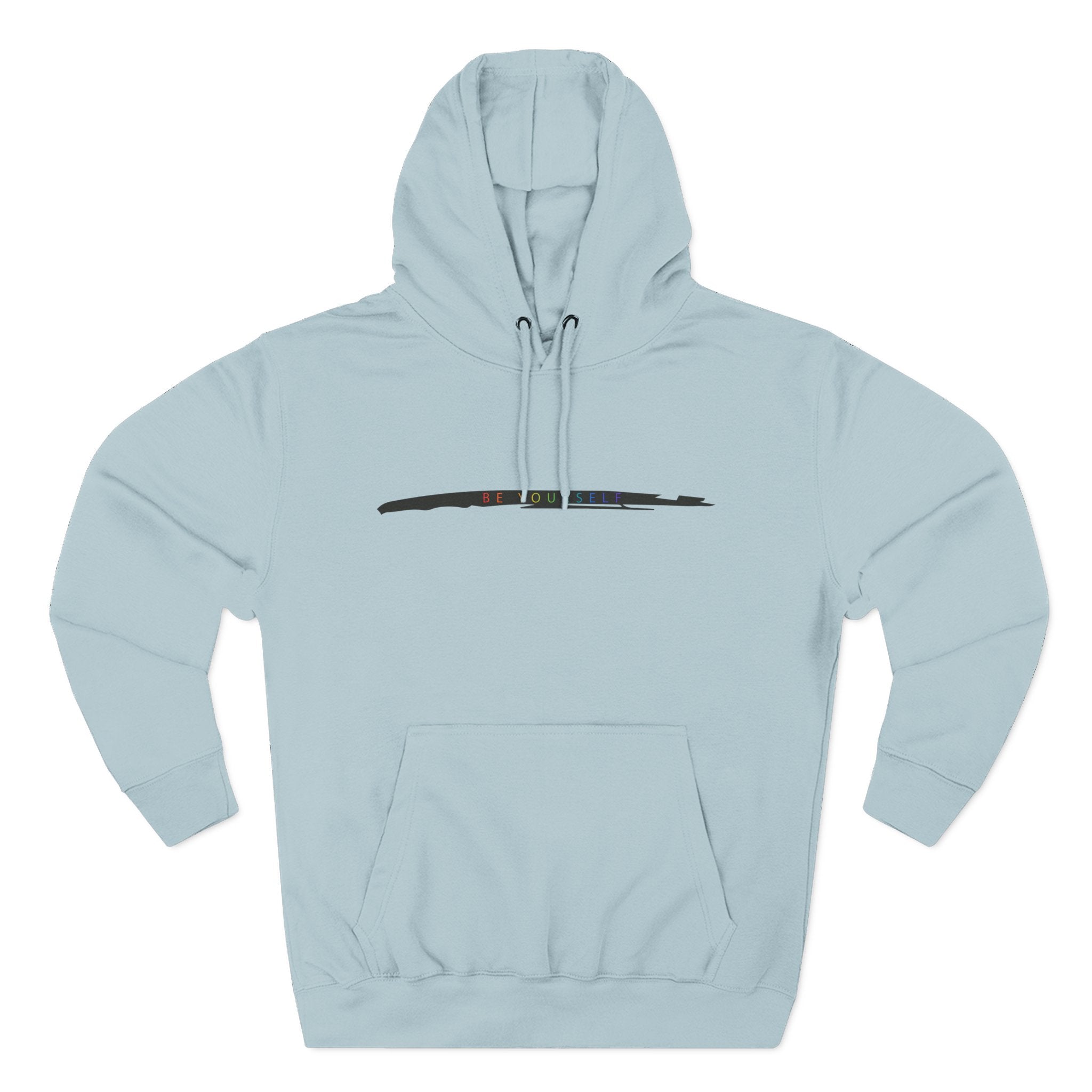 Closet Rebel "Be Yourself" Logo Hoodie — Minimal Urban Fleece Pullover