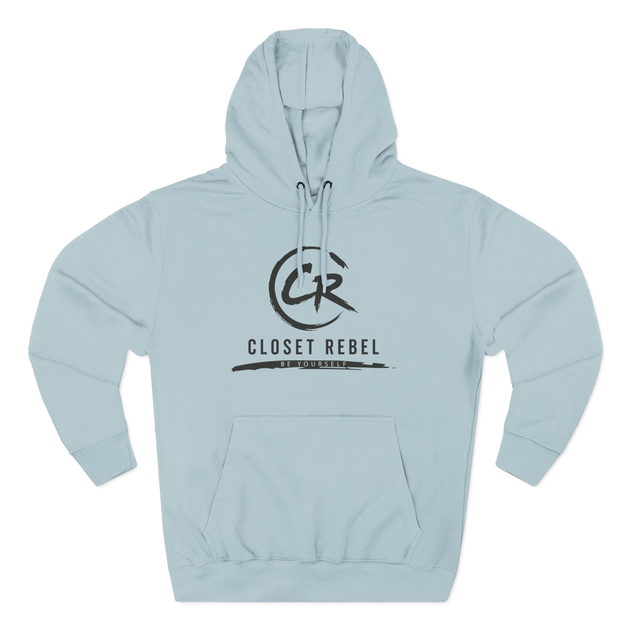 Closet Rebel Logo Hoodie — Minimal Urban Fleece Pullover