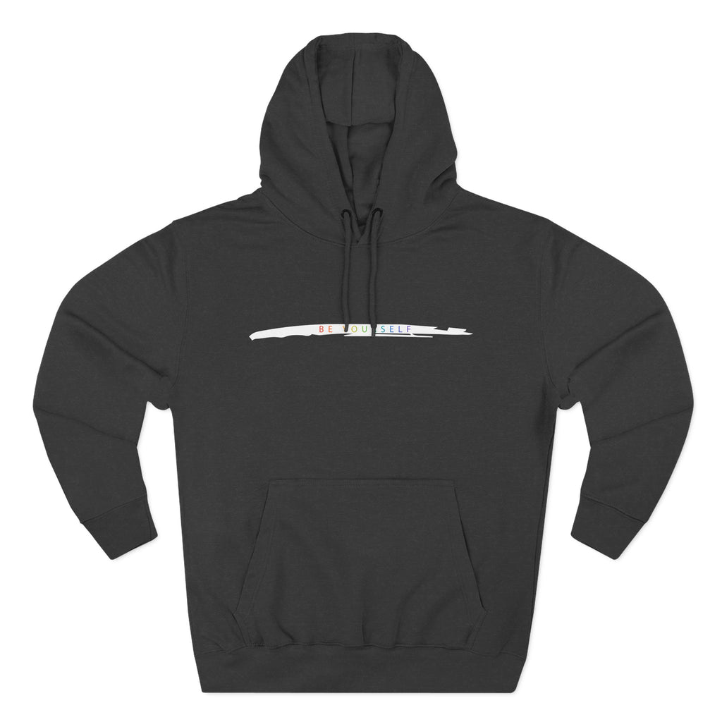 Closet Rebel "Be Yourself" Logo Hoodie — Minimal Urban Fleece Pullover