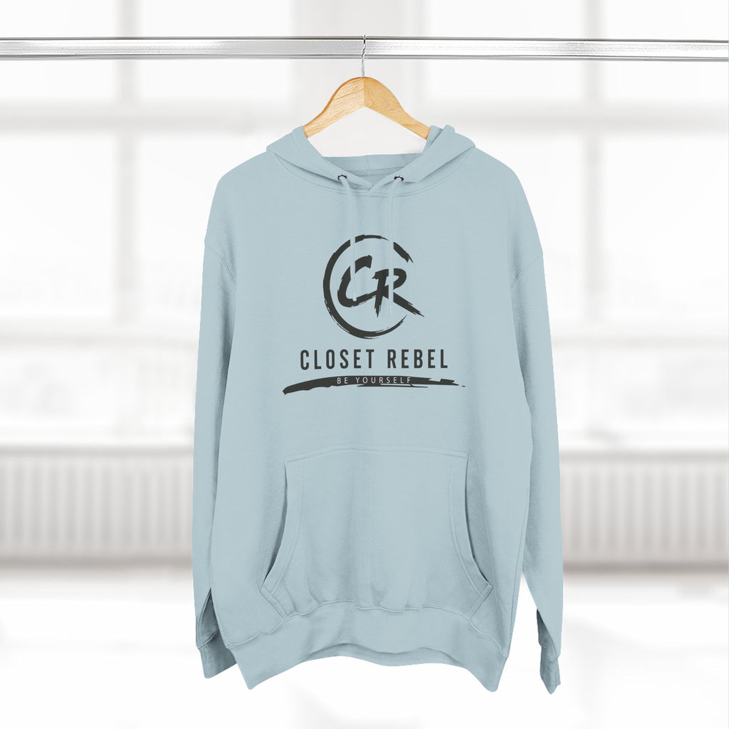 Closet Rebel Logo Hoodie — Minimal Urban Fleece Pullover