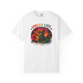 Spread Love T-Shirt — Retro Hummingbird Sunset Floral Tee (Be Kind • Be Proud • Be You)