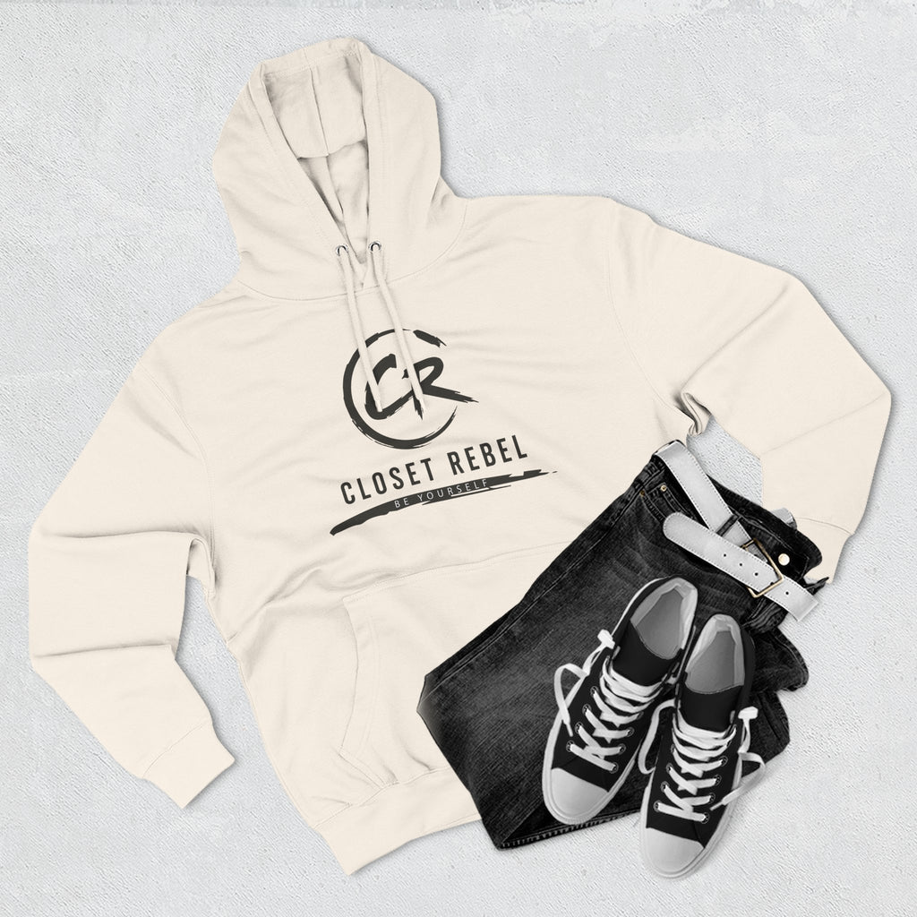 Closet Rebel Logo Hoodie — Minimal Urban Fleece Pullover