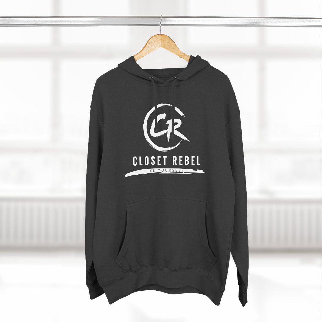 Closet Rebel Logo Hoodie — Minimal Urban Fleece Pullover