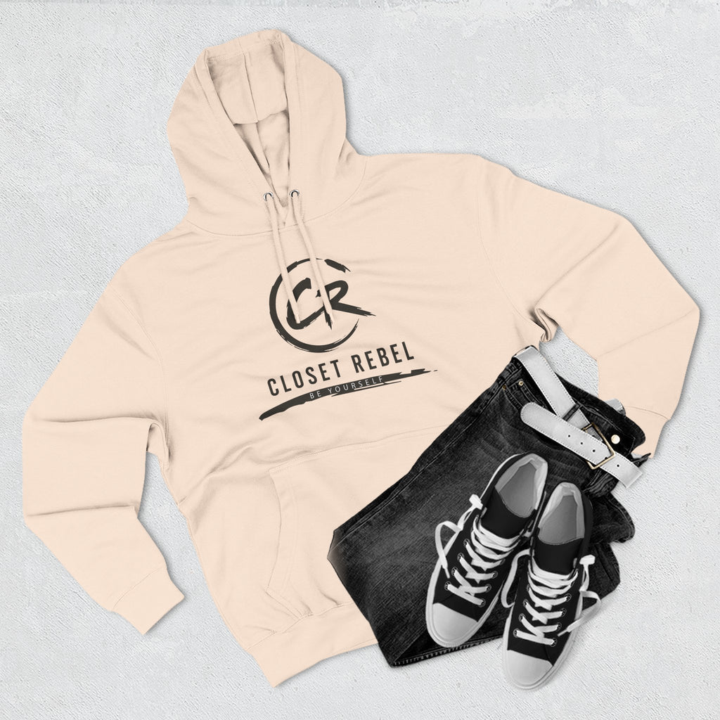 Closet Rebel Logo Hoodie — Minimal Urban Fleece Pullover