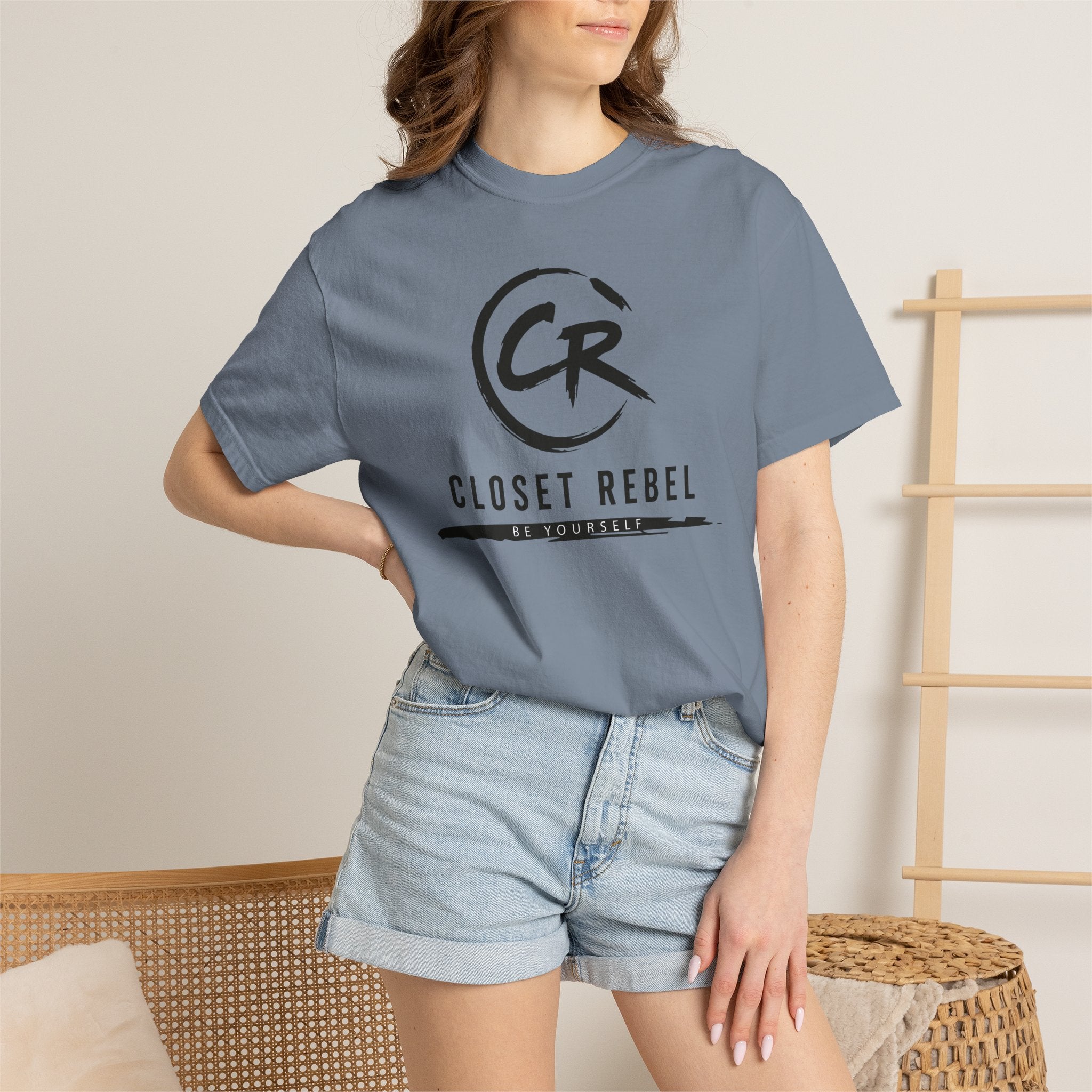 Closet Rebel Logo T-Shirt — Minimal Vintage Streetwear Tee
