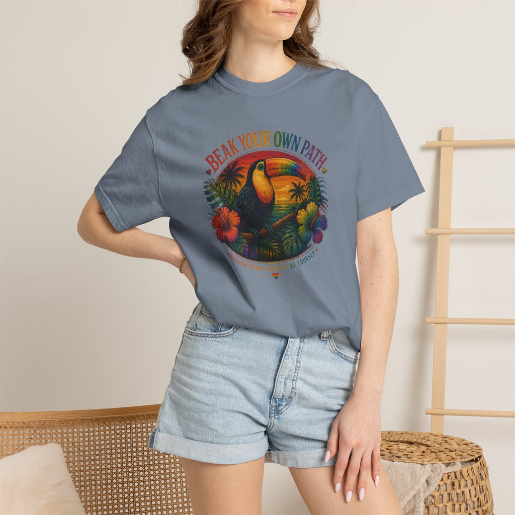 Toucan 'Beak Your Own Path' Graphic T-Shirt