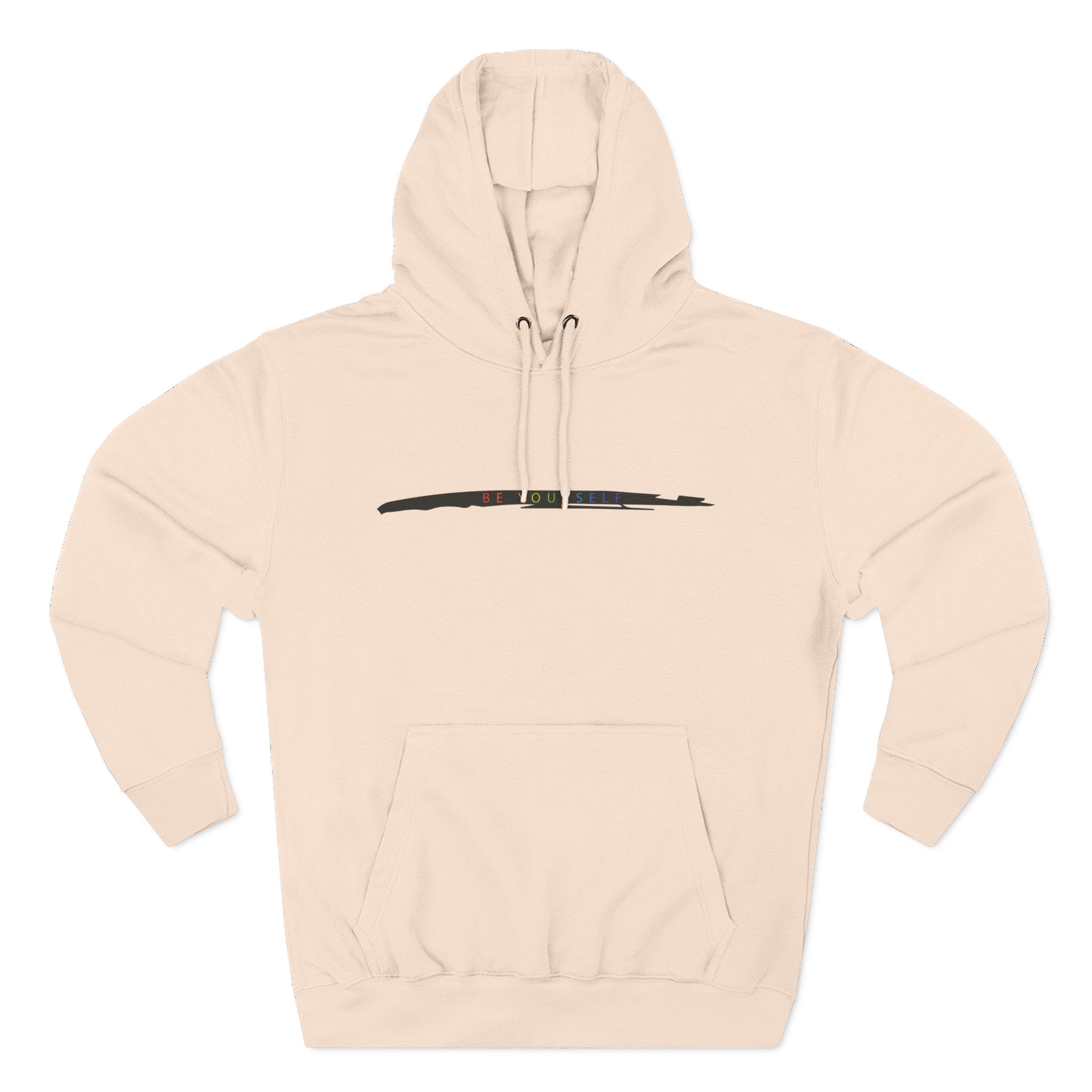 Closet Rebel "Be Yourself" Logo Hoodie — Minimal Urban Fleece Pullover