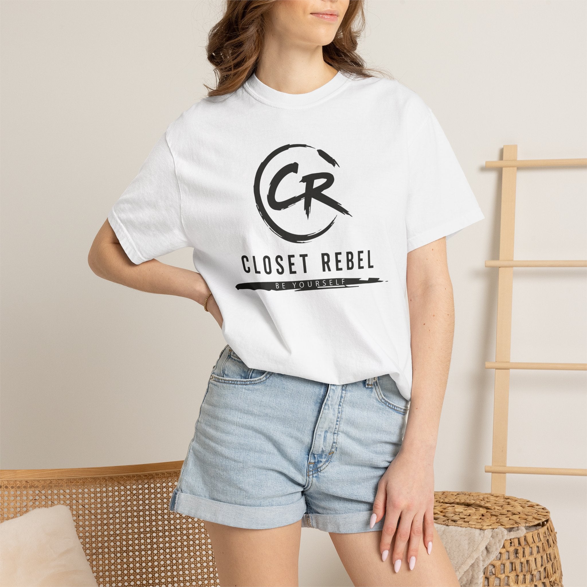 Closet Rebel Logo T-Shirt — Minimal Vintage Streetwear Tee