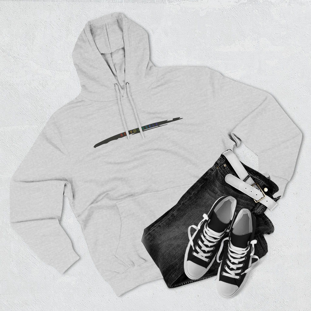 Closet Rebel "Be Yourself" Logo Hoodie — Minimal Urban Fleece Pullover