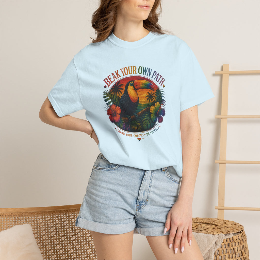 Toucan 'Beak Your Own Path' Graphic T-Shirt