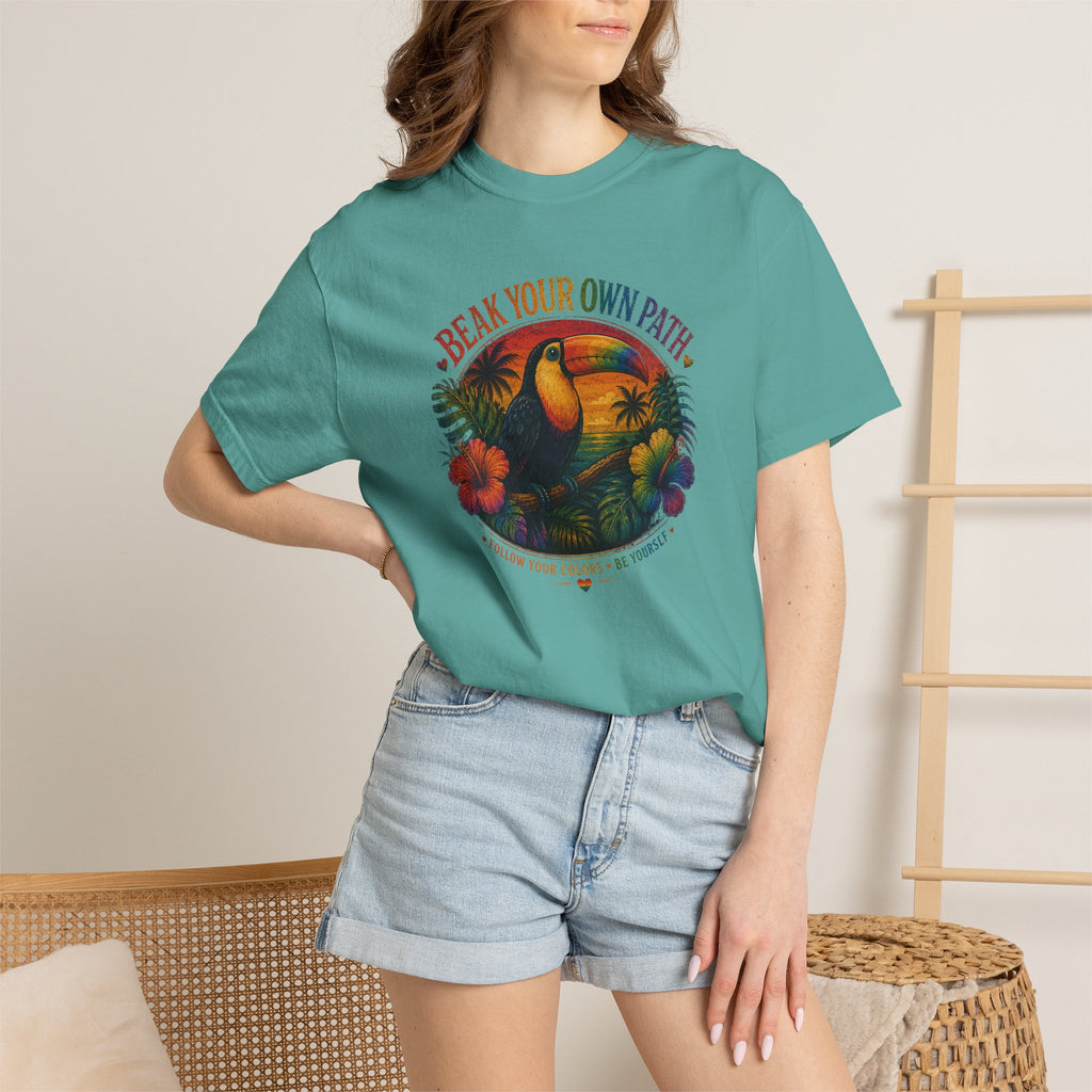 Toucan 'Beak Your Own Path' Graphic T-Shirt