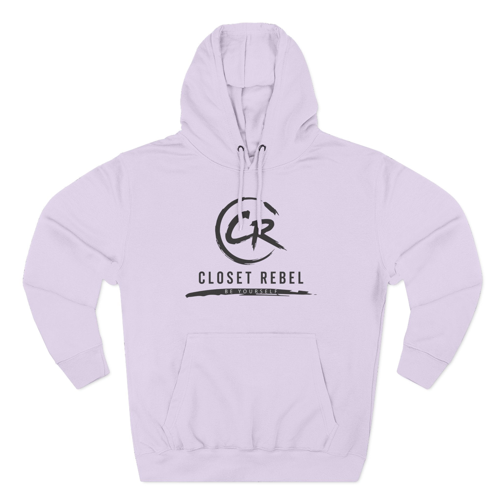 Closet Rebel Logo Hoodie — Minimal Urban Fleece Pullover