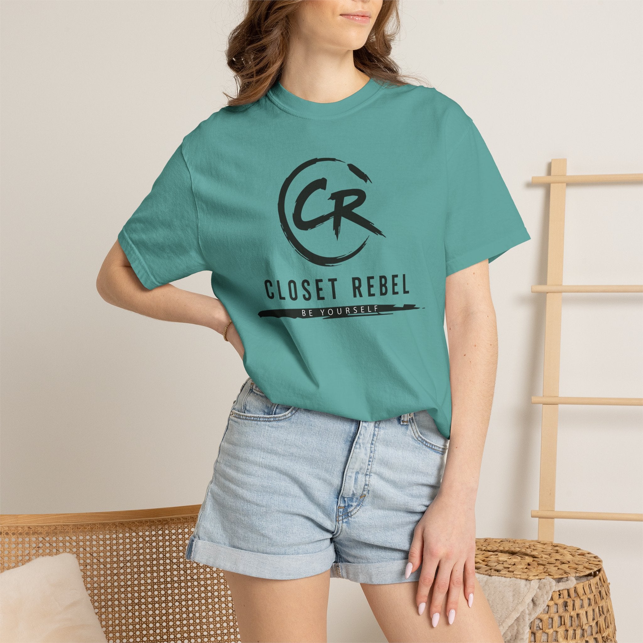 Closet Rebel Logo T-Shirt — Minimal Vintage Streetwear Tee
