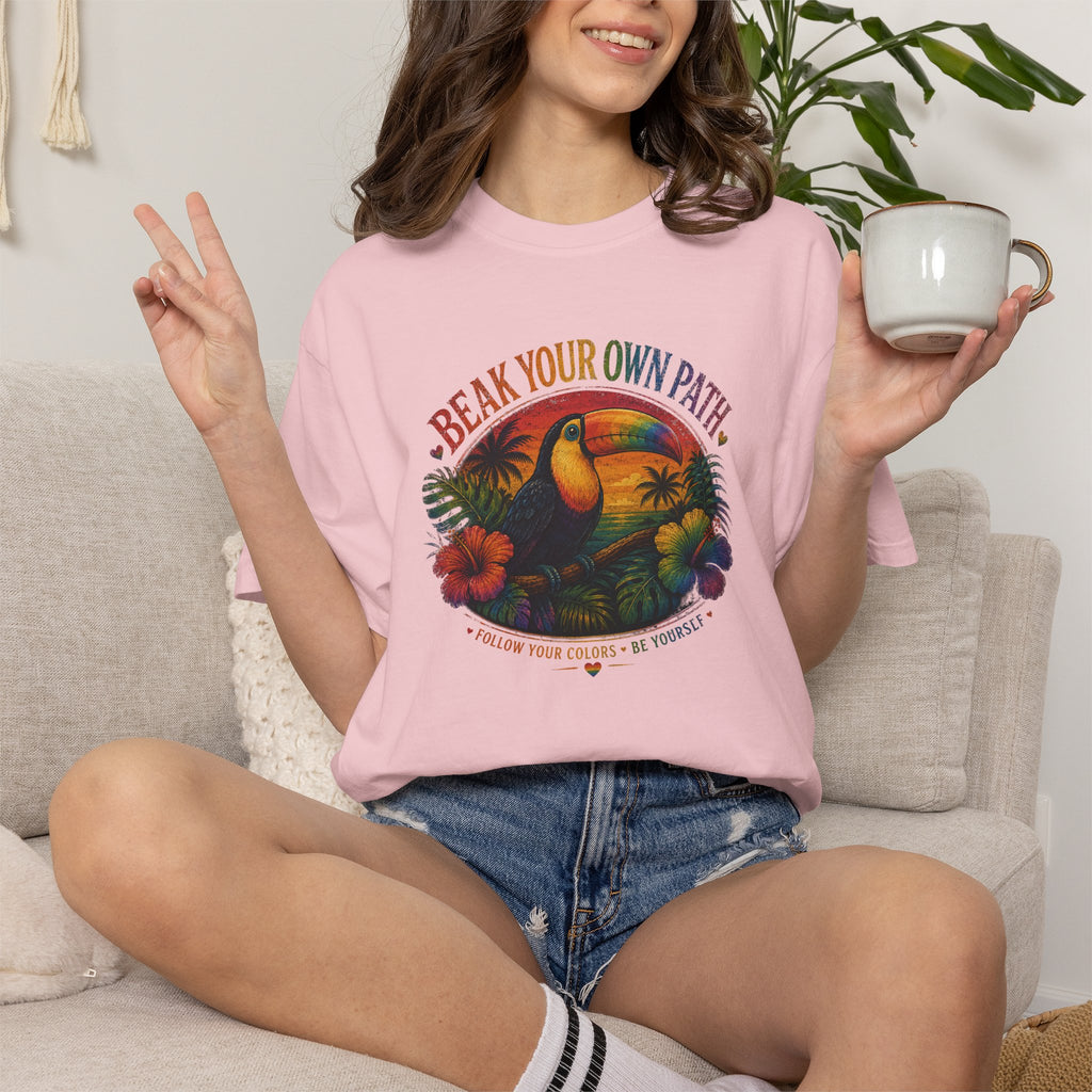 Toucan 'Beak Your Own Path' Graphic T-Shirt