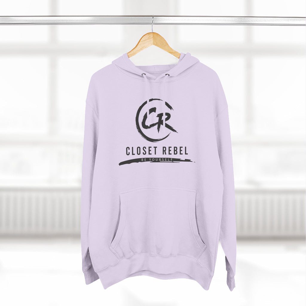 Closet Rebel Logo Hoodie — Minimal Urban Fleece Pullover