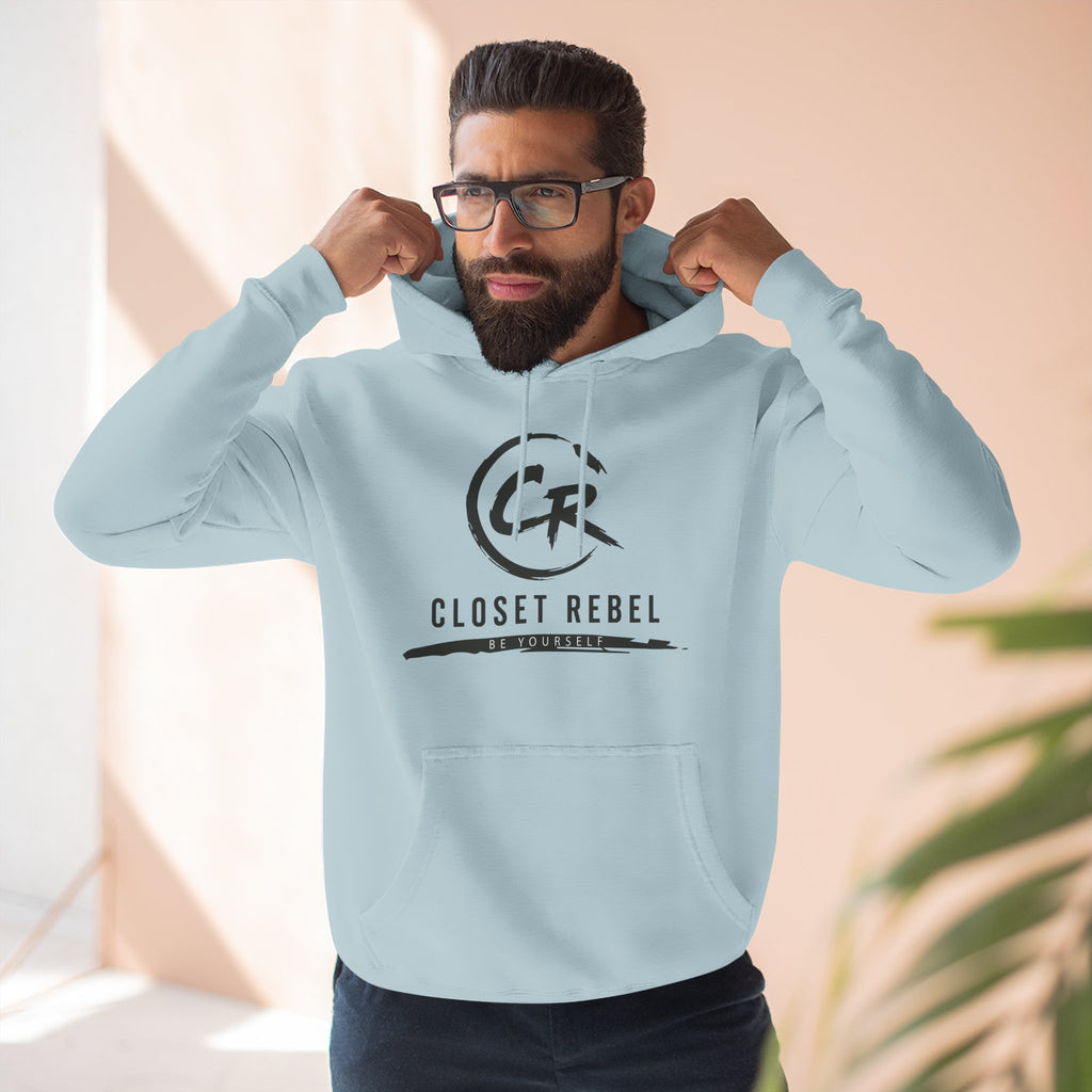 Closet Rebel Logo Hoodie — Minimal Urban Fleece Pullover