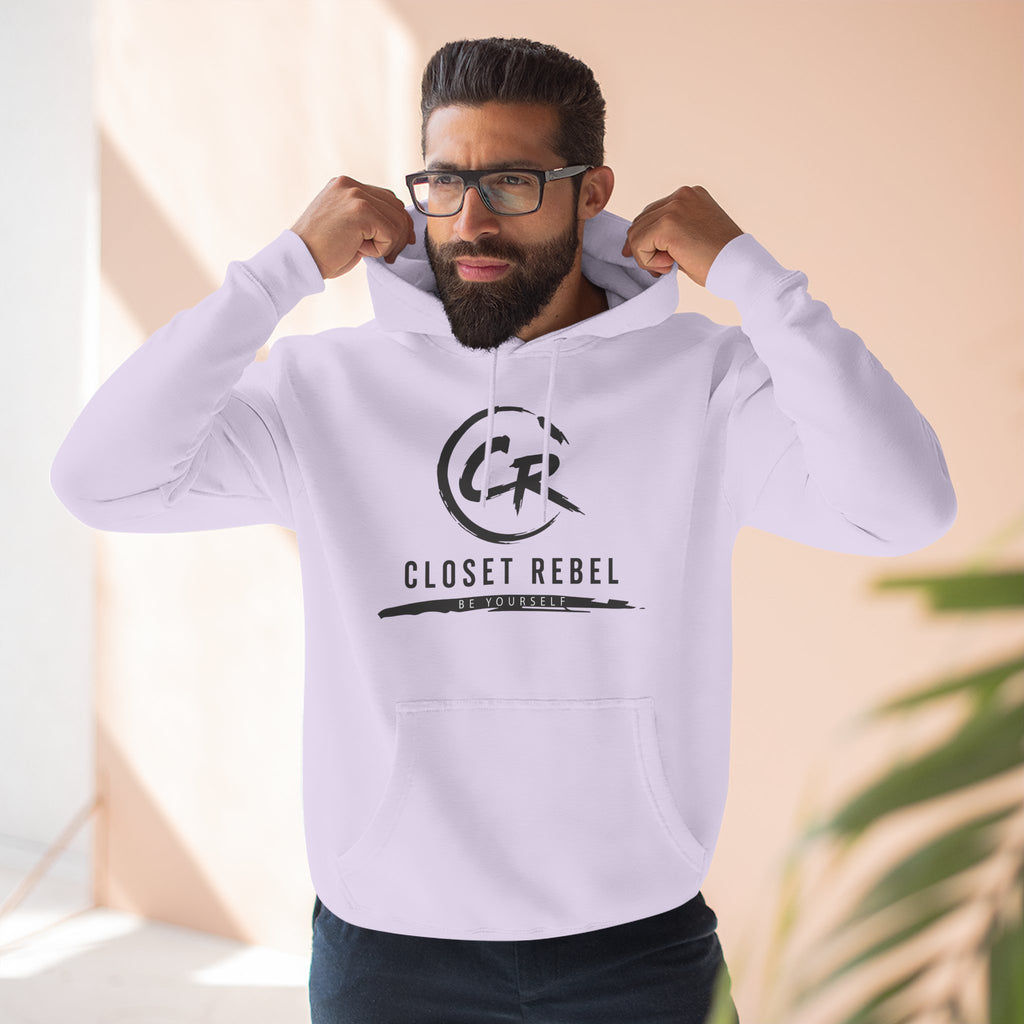 Closet Rebel Logo Hoodie — Minimal Urban Fleece Pullover
