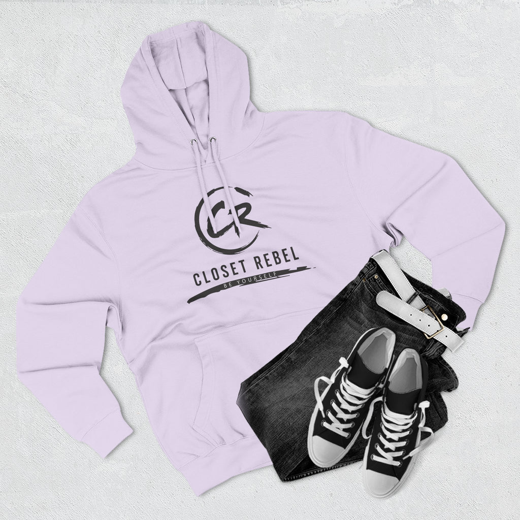 Closet Rebel Logo Hoodie — Minimal Urban Fleece Pullover